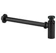 SIPHON LAVABO LAITON NOIR SORTIE MUR VALENTIN
