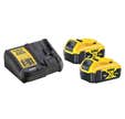 2 batteries XR 18V 5Ah Li-Ion + chargeur - DCB115P2-QW