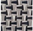 MOSAIQUE 30X30 MARBRE TRAPEZE NOIR GRIS