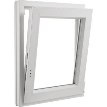 Fenetre Pvc 1 Vantail Avec Oscillo Battant Tirant Gauche H 75 X L 80 Cm Closy Bricoman
