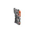 BORNE PASSAG. 2E 2,5MM² LEVIER/B GRIS