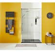 Porte de douche coulissante gauche l.120 x H.200 x Ep.0,06 cm X2