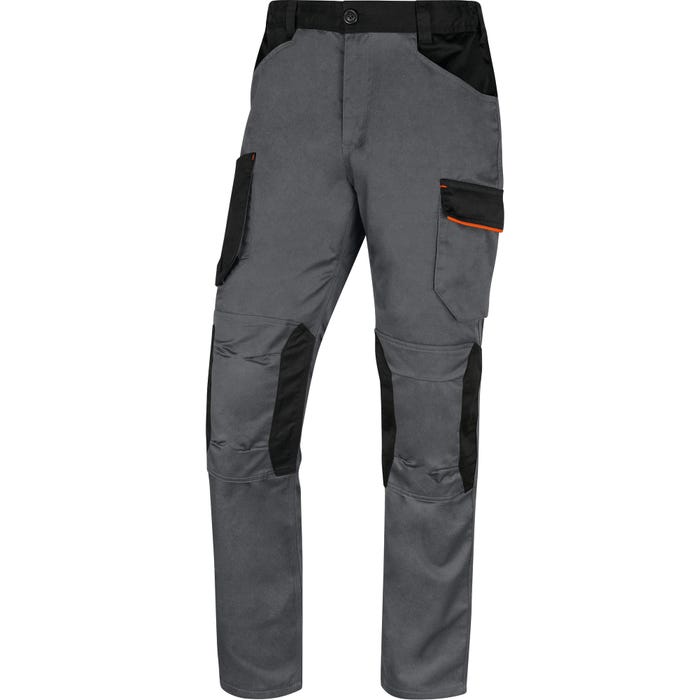 Pantalon de travail doublure flanelle Gris/Orange T.XL Mach2 - DELTA PLUS 0