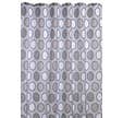 Rideau en tissu rond gris