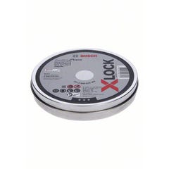 Disque à tronçonner X-Lock moyeu plat EXPERT acier inox Diam.125 x 1 mm - BOSCH  0