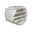 Grille de protection avec déflecteur Ø80/125 blanc APOLLO PP