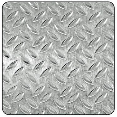 Tôle aluminium grain de riz épaisseur 1,2mm 500x1000mm 1