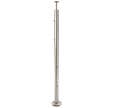 Poteau de départ verre + lisse ou cable inox 304