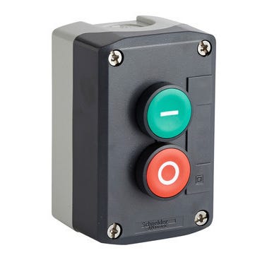 Boîte 2 boutons poussoirs vert / rouge Diam.22 mm Harmony - SCHNEIDER  ELECTRIC | Bricoman