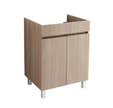 CAISSON SUR PIEDS "READY" CHENE 60 CM PORTES