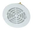 GRILLE PVC INTERIEURE Ø125 MM à FERMETURE 1FATM125 NICOLL