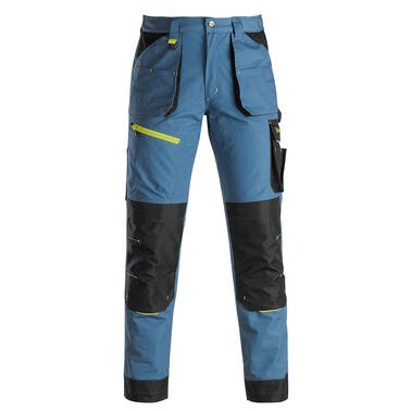 Pantalon de travail dynamic artisan bleu pétr/nr m - kapriol 36581 0