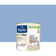 Peinture intérieure multi-supports acrylique satin teintéé en machine bleu mincio CH2 0612 0,5 L Esprit déco - RIPOLIN