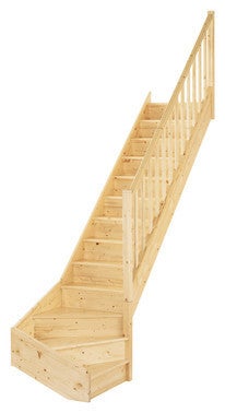 Escalier Sapin 1 4 Tournant Bas Bricoman