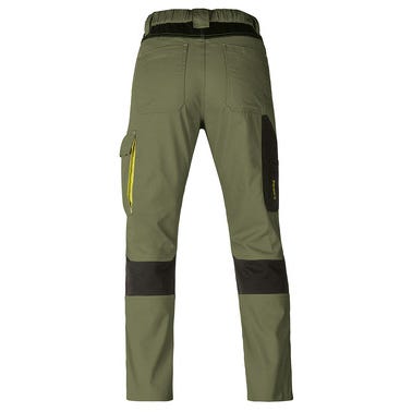 Pantalon de travail Vert olive/Noir T.S KAVIR - KAPRIOL 1