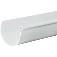 Gouttière demi-ronde PVC blanche Dév.250 mm Long.2 m - GIRPI 0