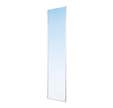 Porte de placard coulissante - 1 Vantail Miroir Argent - Profil Blanc 10x600x2500mm