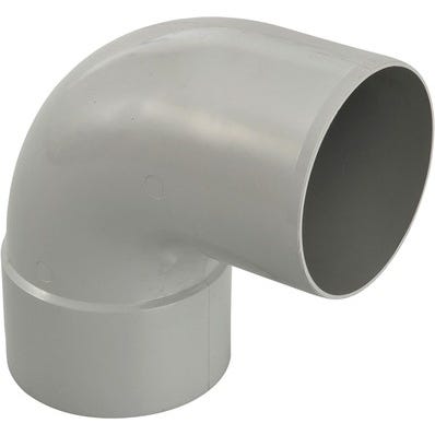 Coude 87.30° PVC gris Diam.100 mm - GIRPI 0