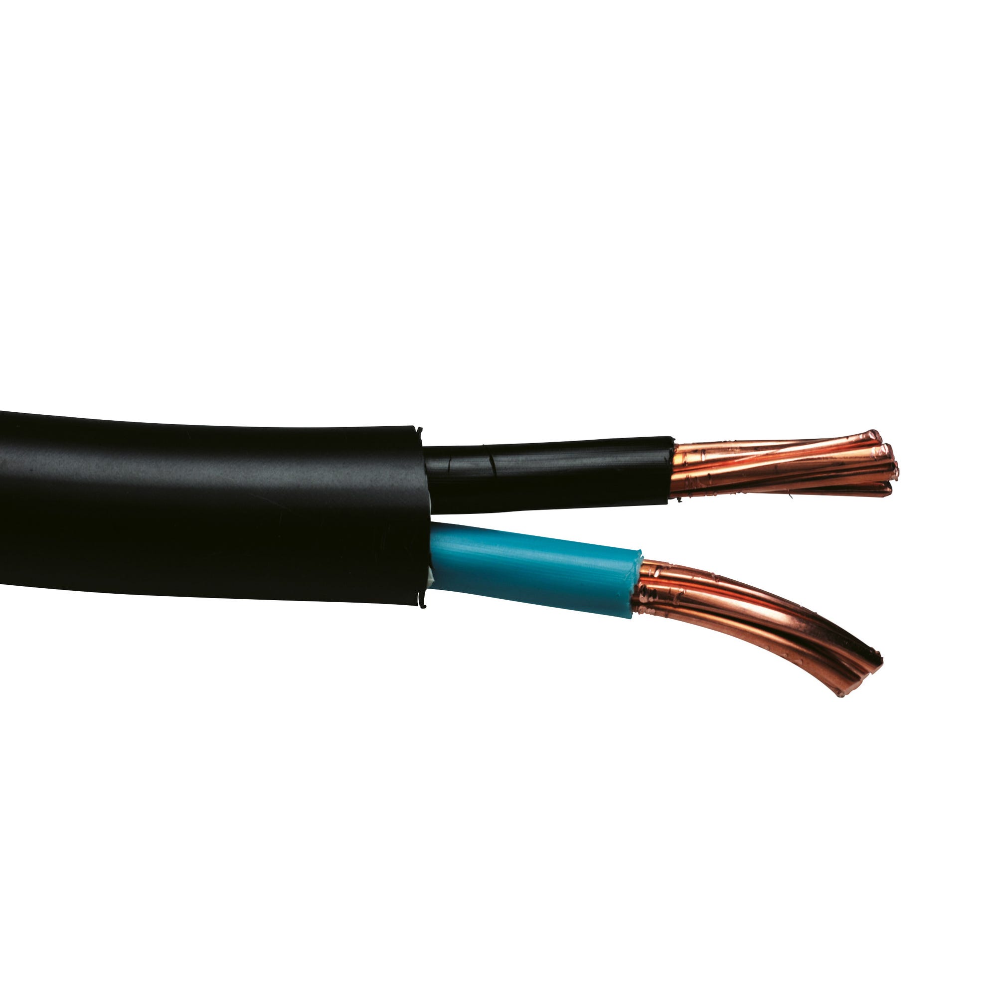 Cable électrique R2V 3G 6 mm² 50 m - NEXANS FRANCE  1