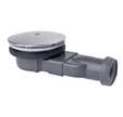 Bonde de douche SLIM pour receveur Ø90 mm sortie horizontale Wirquin Pro