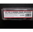 Lot 1 verre teinte t11 et 1 verre blanc