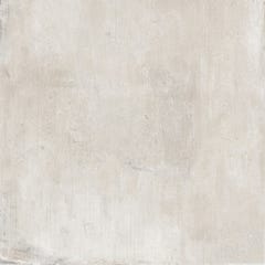 Carrelage intérieur sol et mur beige effet béton l.60 x L.60 cm Béton One Chalk mat 1