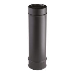 Elément noir pour poêle à pellets 033 inox/G. Diam.80/125 mm 0