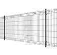 Panneau Grillage Rigide 123x200 Cm gris ø 4Mm
