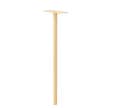 PIED DE BOITE AUX LETTRES CYLINDRIQUE H. 1M10 BEIGE