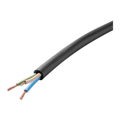 Cable électrique HO7RNF 3G2,5mm² 10 m - NEXANS FRANCE  0