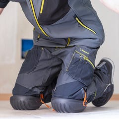 Pantalon de travail pour carreleur gris/noir T.M - KAPRIOL 6