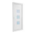 PORTE d’entrée ALUMINIUM ROMA GRISE H215XL90 gauche