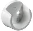 SUPPORT TUBE LATERAL D20 BLANC