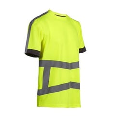 T-shirt haute visibilité jaune L - NORTH WAYS  1