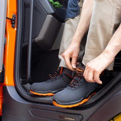 Chaussure de sécurité basse S1P Noir/Orange T.40 DART - KAPRIOL 2