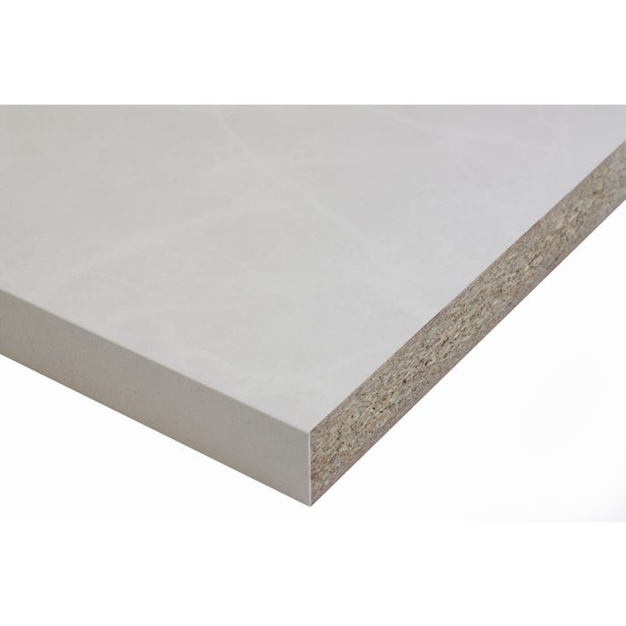 Plan de travail stratifié marbre YARD/LAVAL L.3040 x P.630 x ép.39 mm hydrofuge 0