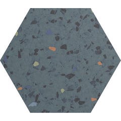 Faïence Hexagonale 20 x 24 cm Inspire Blue