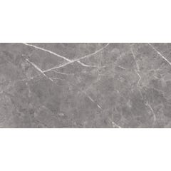 Carrelage sol intérieur effet marbre l.30x L.60cm - Bolonia Gris 0