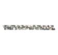 Frise palladin blanc/gris/noir l.10 x L.100 cm