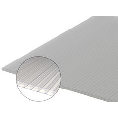 Plaque polycarbonate claire Ep.16 mm L.300 x l.98 cm 0