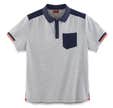 Polo manches courtes ossey gris T.M - PARADE