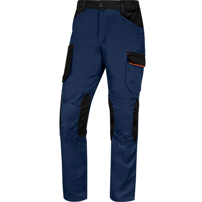 Pantalon de travail Marine/Orange T.L MACH2 - DELTA PLUS 2