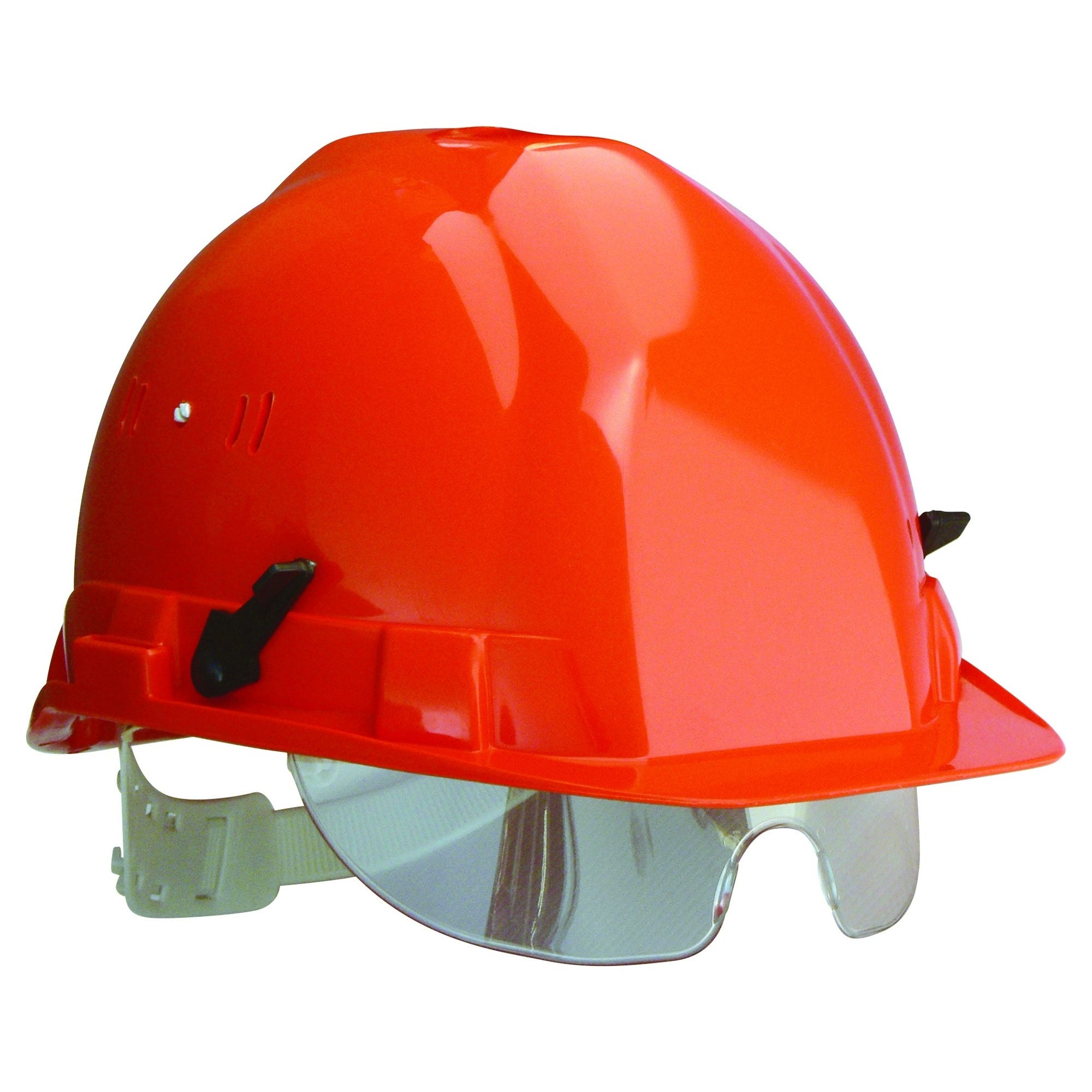 Casque de chantier orange RB40 lunette Visiocéanic - TALIAPLAST  0