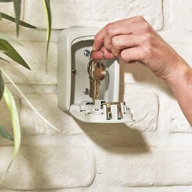 Boîte à clés sécurisée murale blanc format M Select Access Master Lock 5