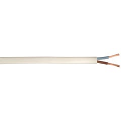Cable électrique HO3VV H2F 2x0,75 mm² blanc 10 m  - NEXANS FRANCE  0