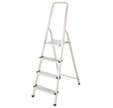 Escabeau aluminium - acier 4 marches - ESCALUX