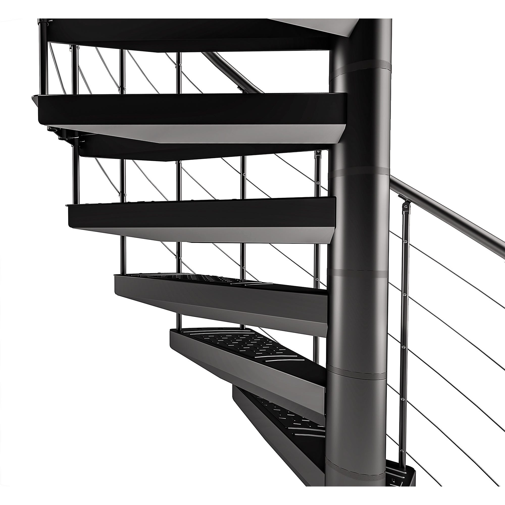 Escalier spirano metal 13m ø140 1
