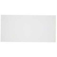 Faïence blanc brillant l.20 x L.50 cm 