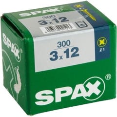 Vis bois agglo empreinte pozydriv 6 x 60 mm 200 pièces - SPAX 3