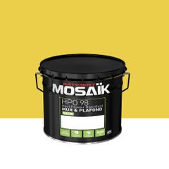 Peinture intérieure satin jaune braz teintée en machine 10L HPO - MOSAIK 1